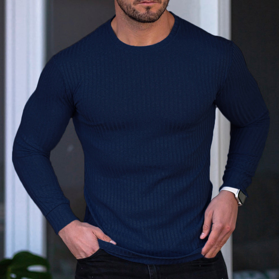 James Scott Men's Fitted Long Sleeve