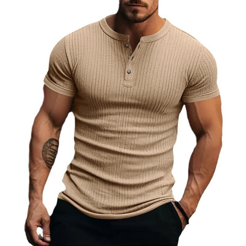 Men Sports Henry T-Shirt