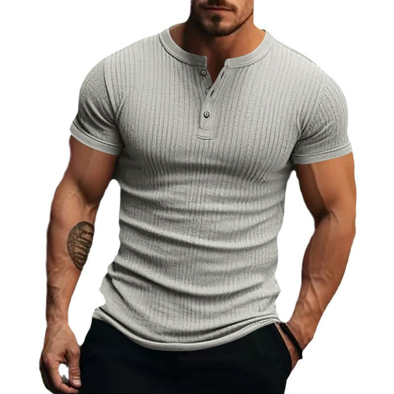 Men Sports Henry T-Shirt