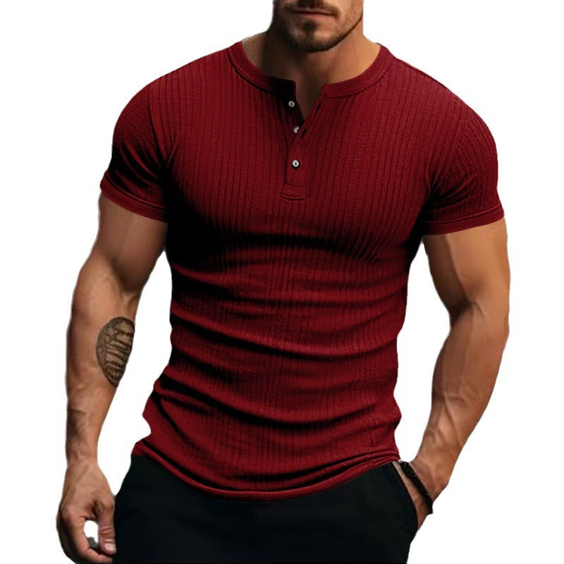 Men Sports Henry T-Shirt